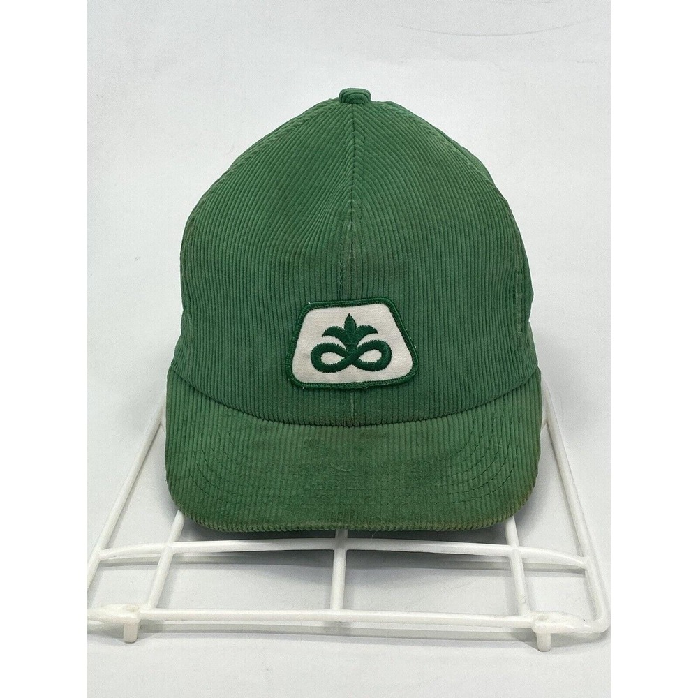 Vintage K-Products Pioneer‎ Snapback Hat Corduroy Seed Corn